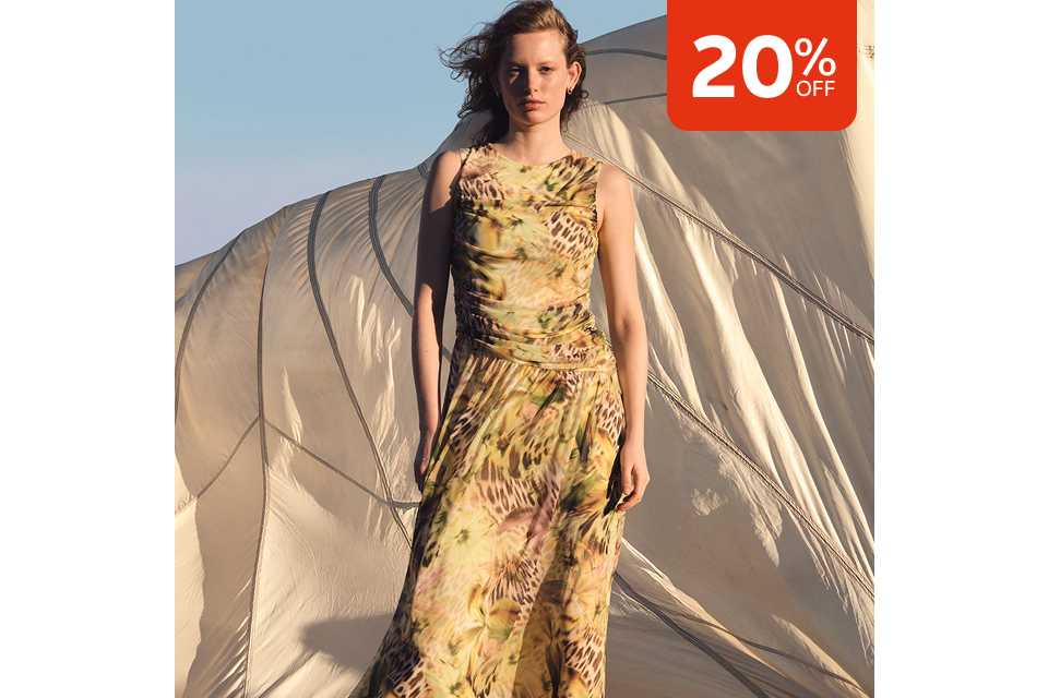 20% off. Shop dresses.