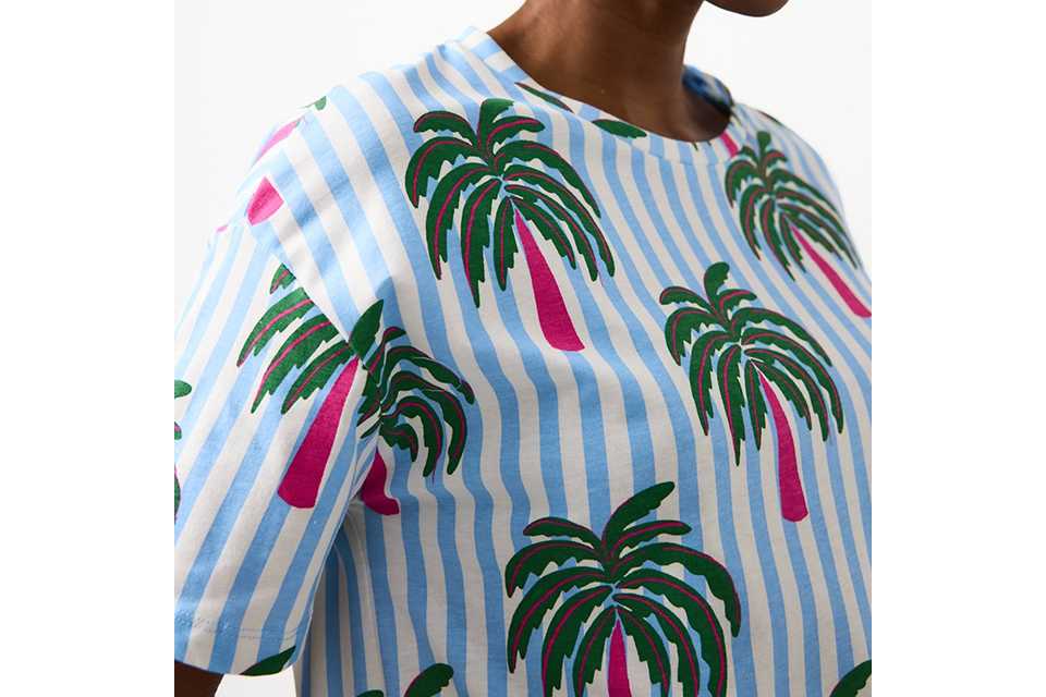 Tropical collection nightwear.