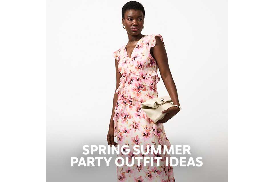 Spring summer party outfit ideas.