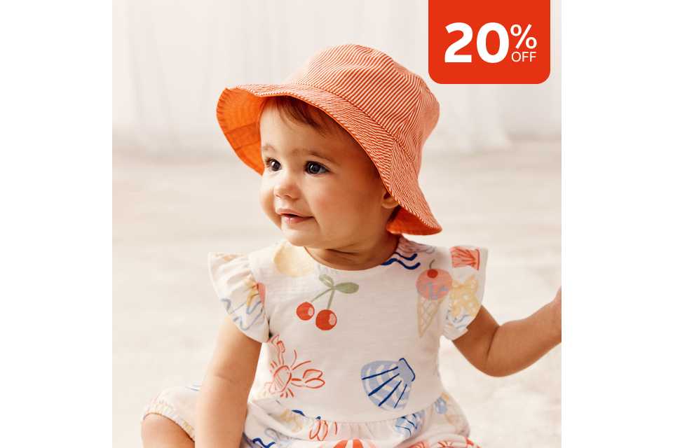 20% off. Shop baby.