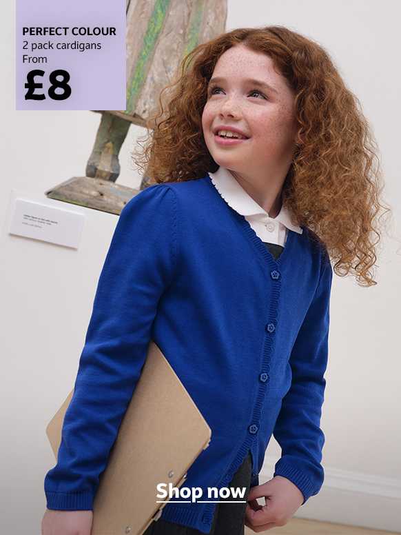 Perfect colour. 2 pack cardigans from £8. Cardigans. Shop now.