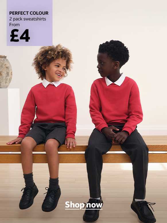 Perfect colour. 2 pack sweatshirts from £4. Jumpers & sweatshirts. Shop now.