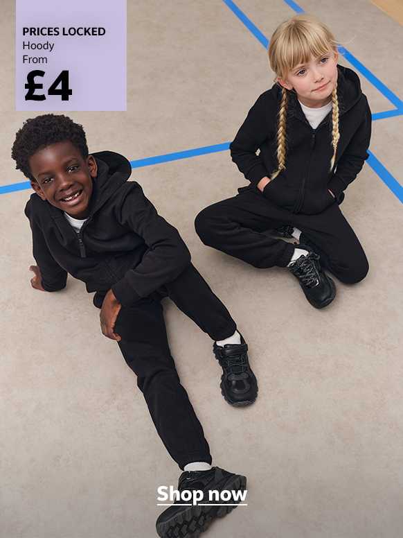 Prices locked. Hoody from £4. PE kits. Shop now.