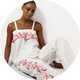 New in nightwear collection featuring latest women’s pyjamas and sleepwear styles.