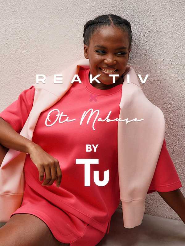 Step into the season. Refresh your routine with Reaktiv x Oti Mabuse. Stylish, shaping designs and standout prints, ready for gym sessions and brighter days ahead.