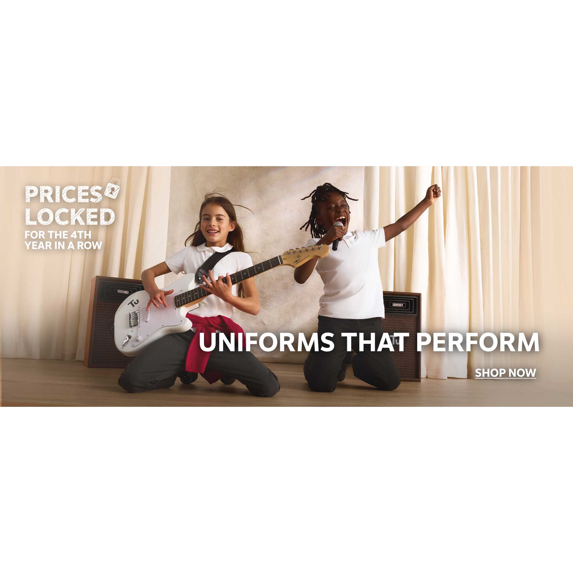 Prices locked for the 4th year in a row. Uniforms that perform. Shop now.