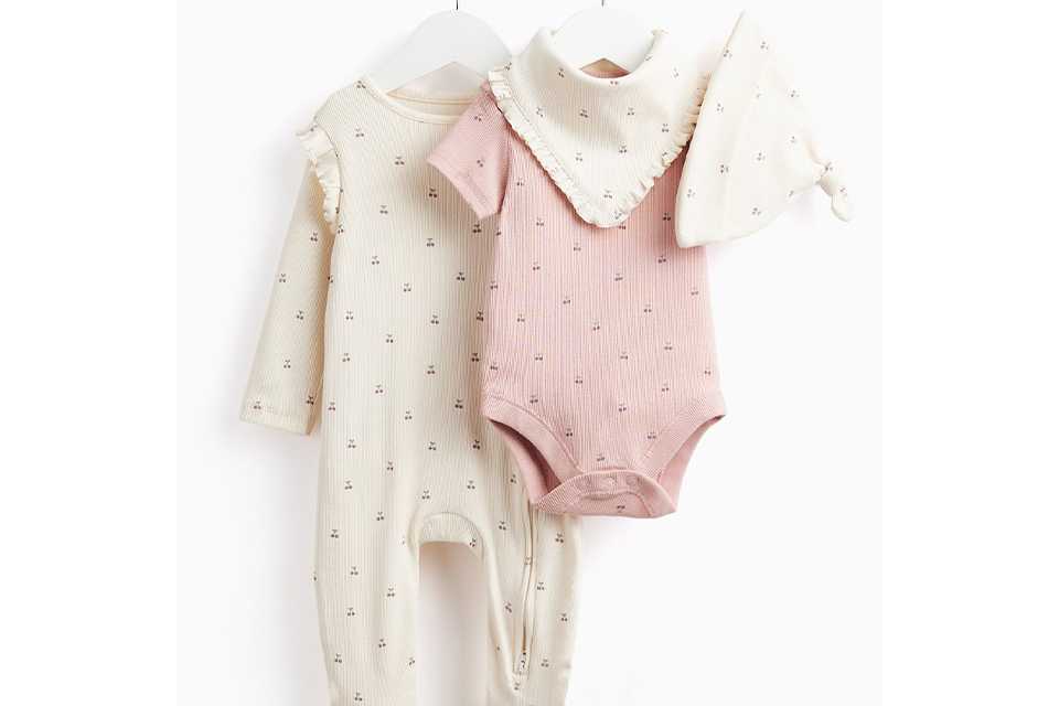 Sleepsuits and nightwear.