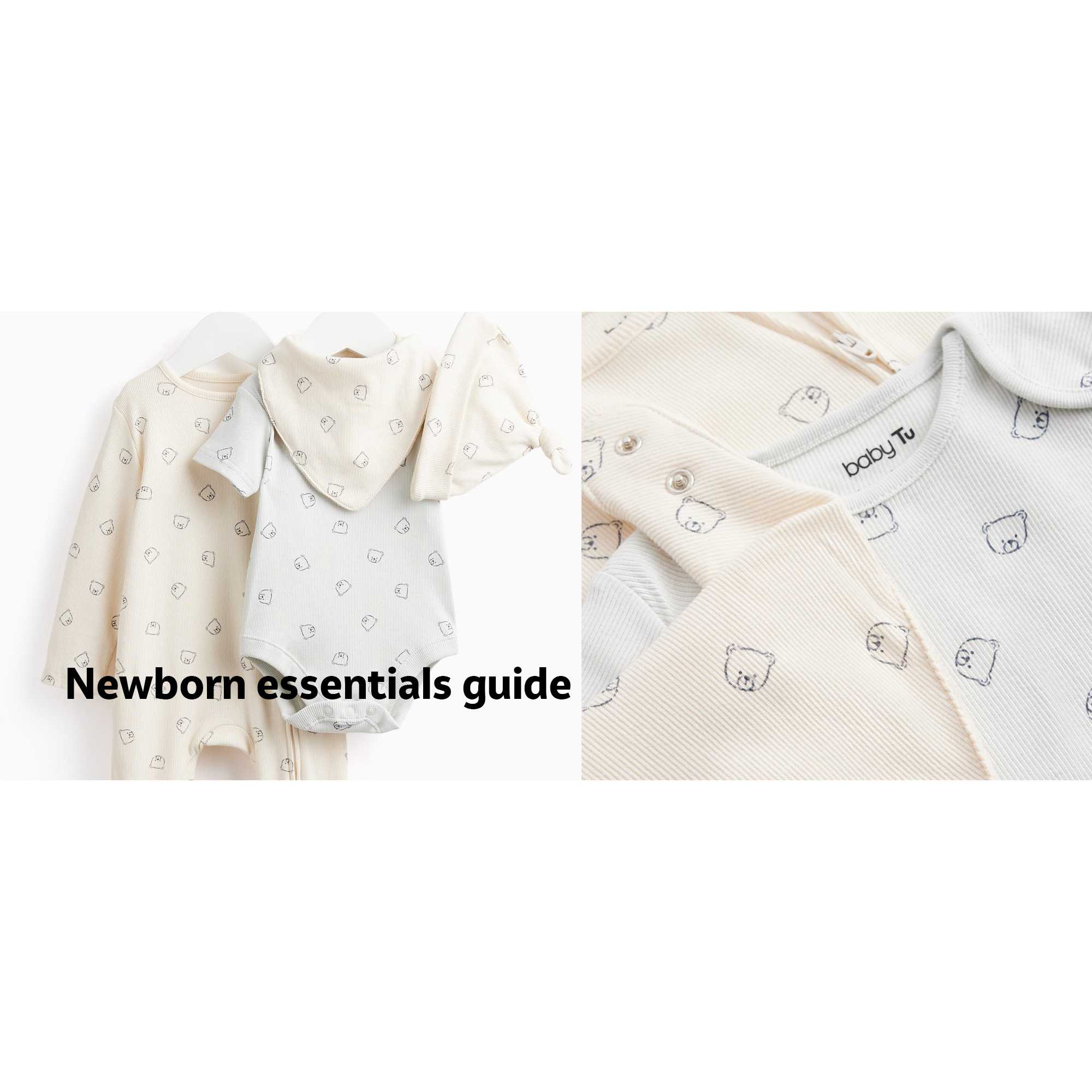 Newborn essentials & baby clothes guide.