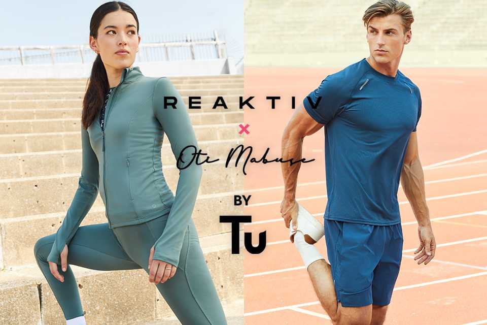 Enter a new year with new energy. In collaboration with Oti Mabuse, our latest Reaktiv drop blends style and function. With power-meshed panels and compression leggings to sculpt and support, mix rich tones with blush and leopard prints from gym to downtime. Plus, explore men’s performance tops and joggers for strength and all-day comfort.