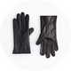 Leather gloves.