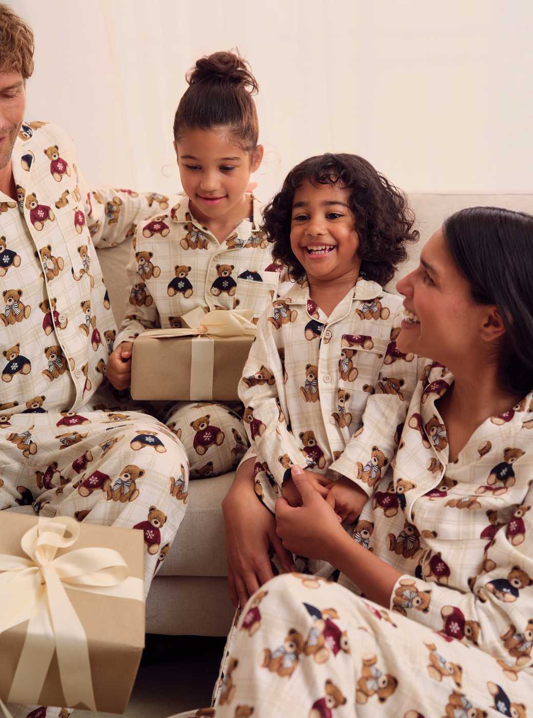 Matching family nightwear.