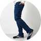 Men's blue jeans autumn wardrobe essential.
