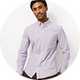 Men's Oxford shirt smart casual wardrobe essential.
