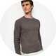 Men's knitted jumper for autumn layering.