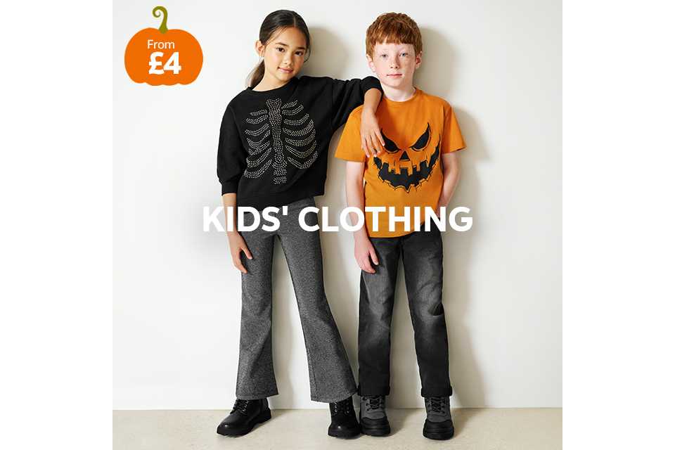 From £4 kids' clothing. Shop all.