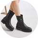 Chunky boots.