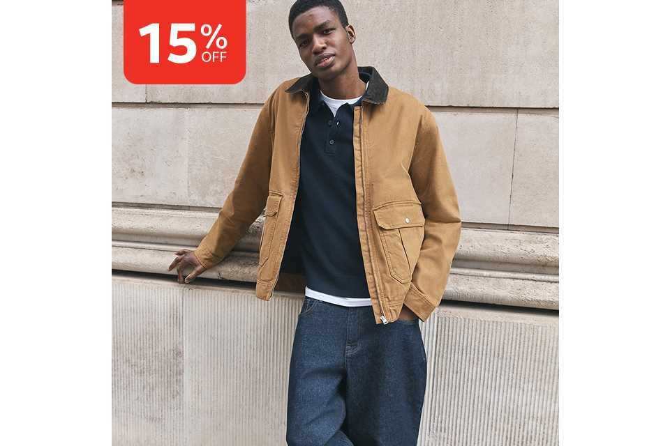15% off the denim edit.