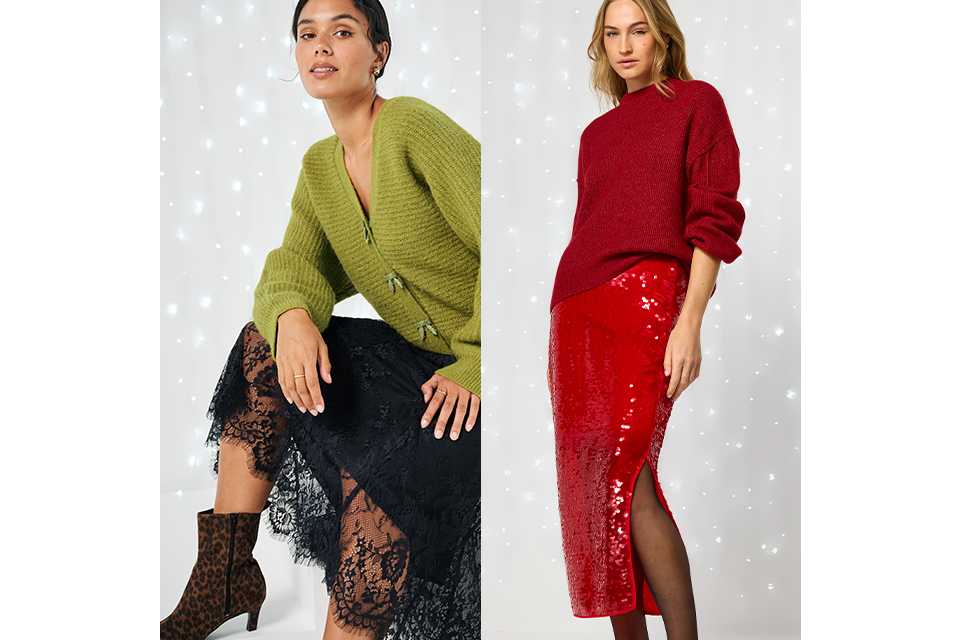 The Glam knit edit: cosy meets chic.