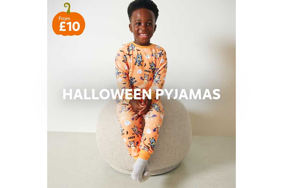 From £10 Halloween pyjamas.
