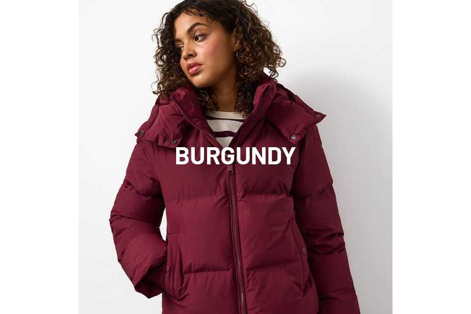 Burgundy.
