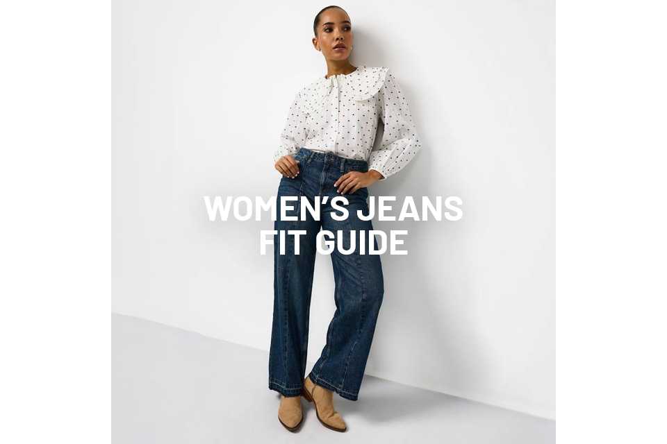 Womens jeans fit guide.