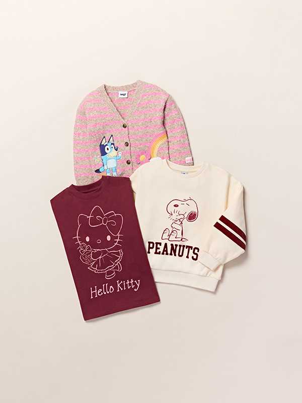 Kids character clothes. Clothes to make every day an adventure. Dress them in the magic of their favourite characters.