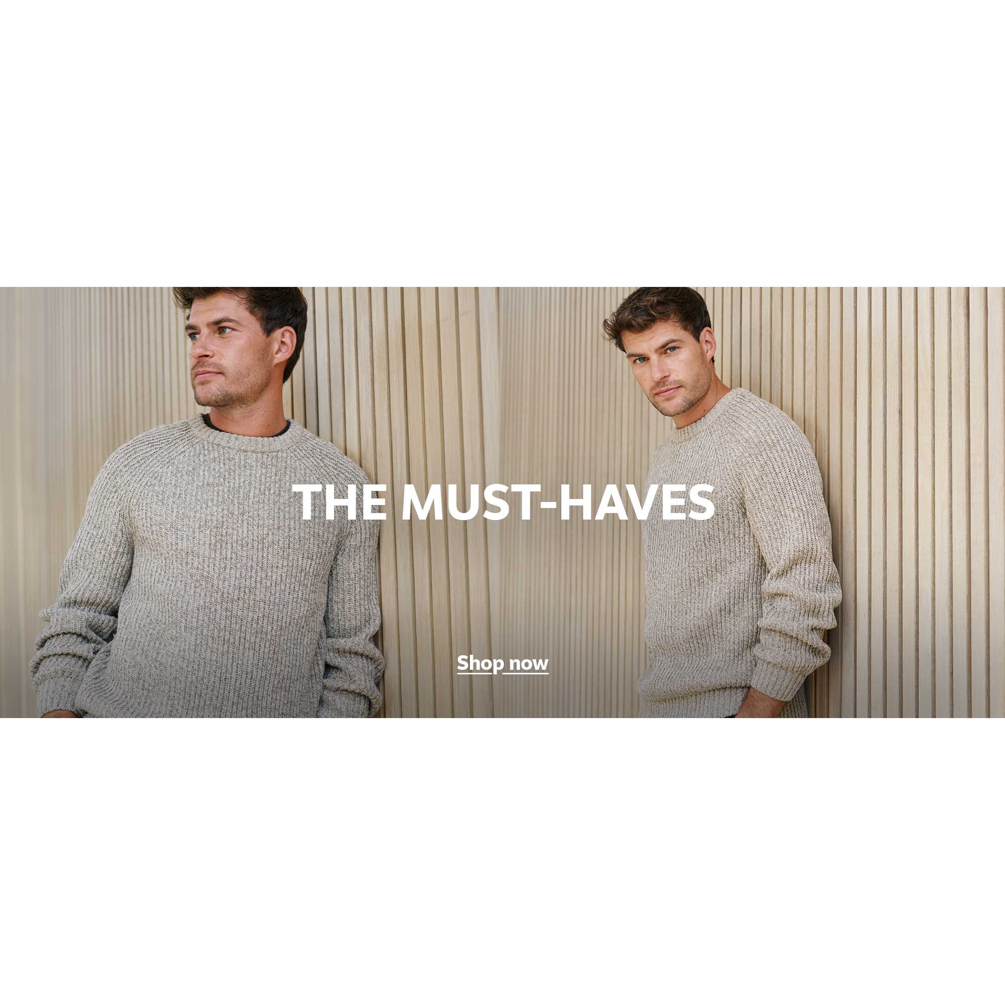 Men's tu must haves.