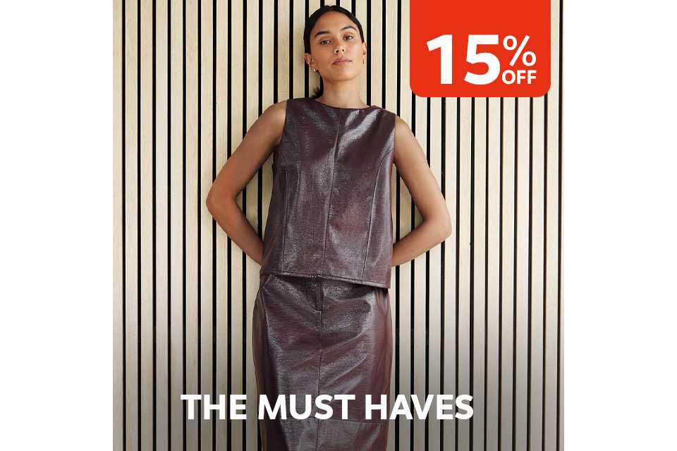 15% off the must have.