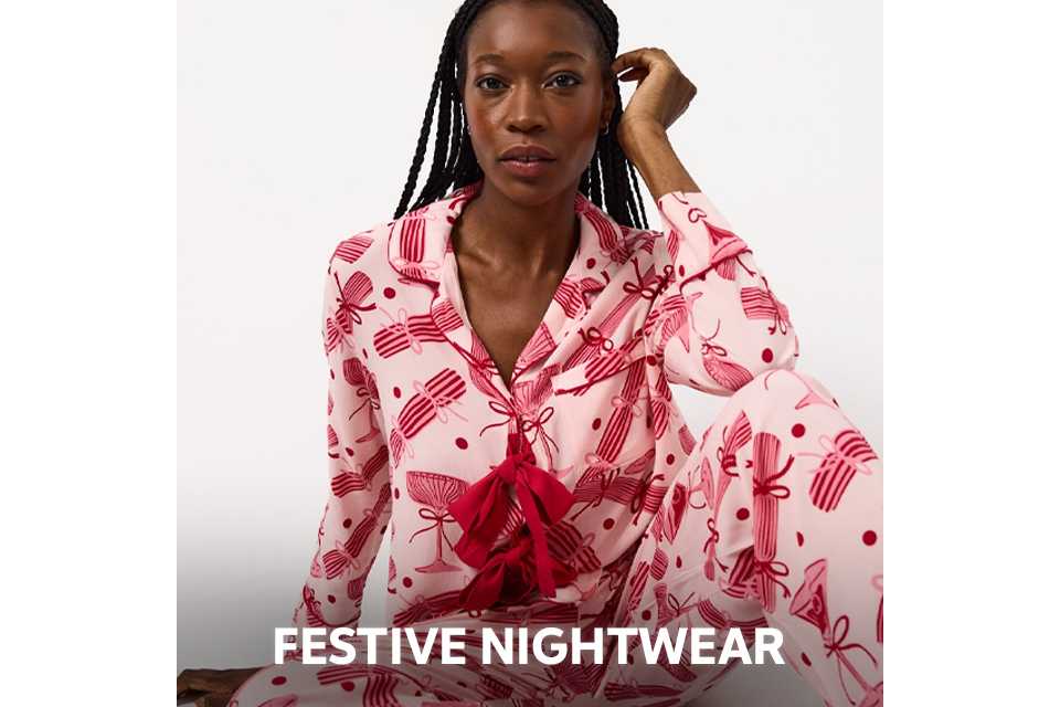 Festive nightwear.