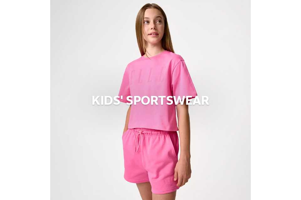 Kids' sportswear.