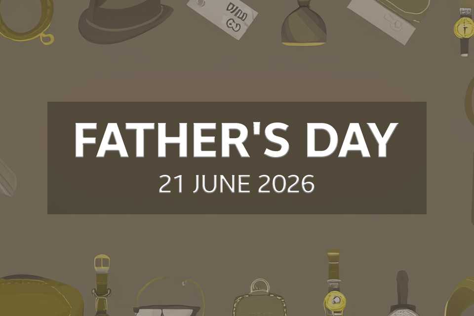 Father's day. 21 June 2026.
