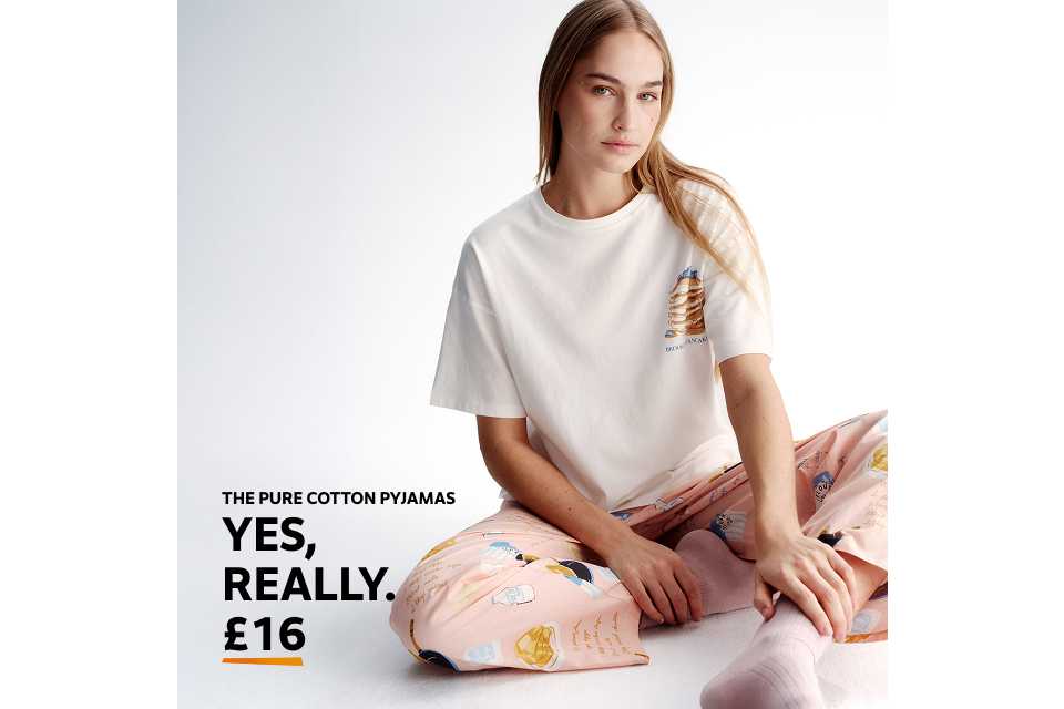 The pure cotton pyjamas. Yes, really. £16.