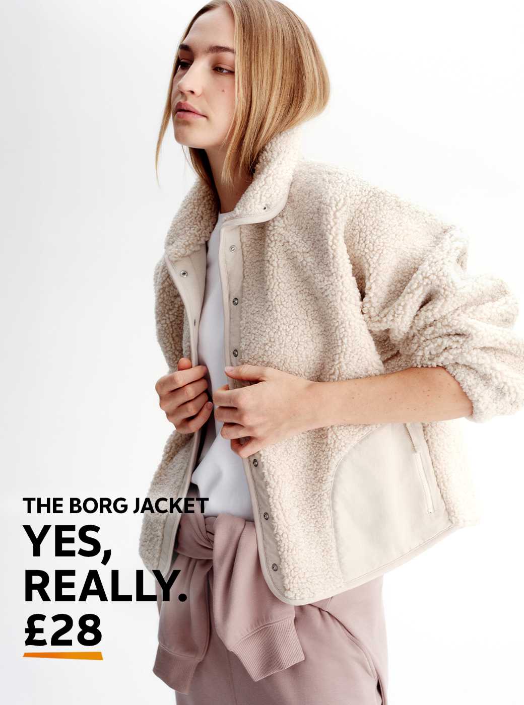 The borg jacket. Yes, really. £28.
