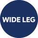 Wide leg.