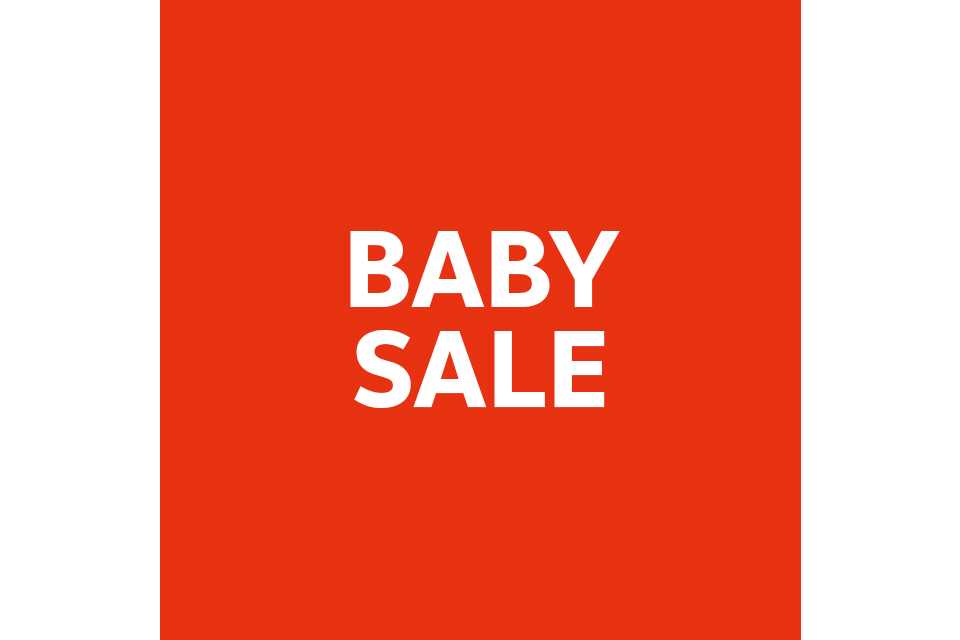 Baby sale.
