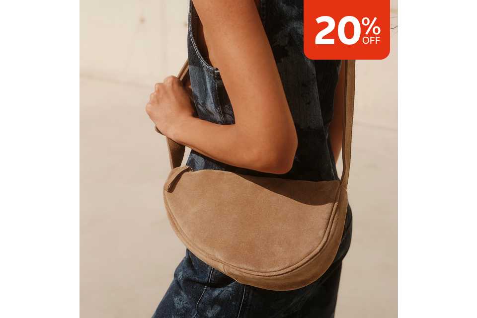20% off women's accessories.