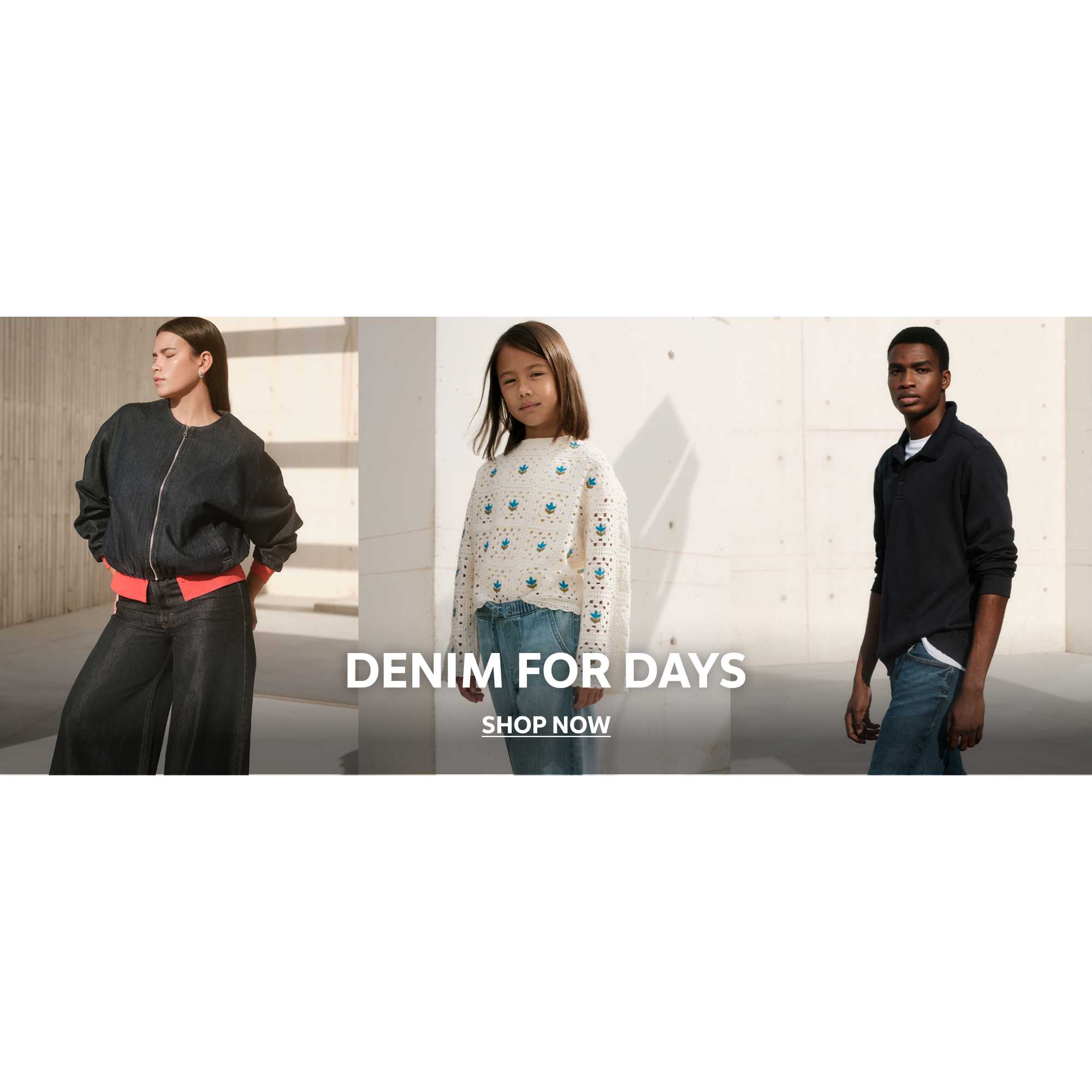 Denim for days. Shop now.