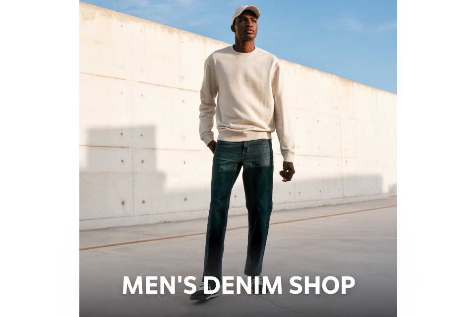 Men's denim shop.