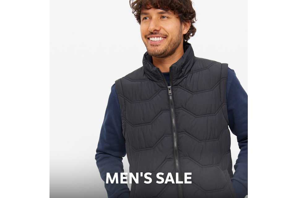 Men's sale.