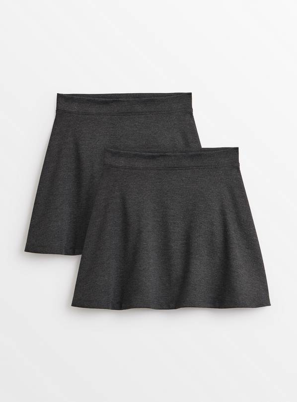 Grey Jersey Skater Skirts 2 Pack 4 years