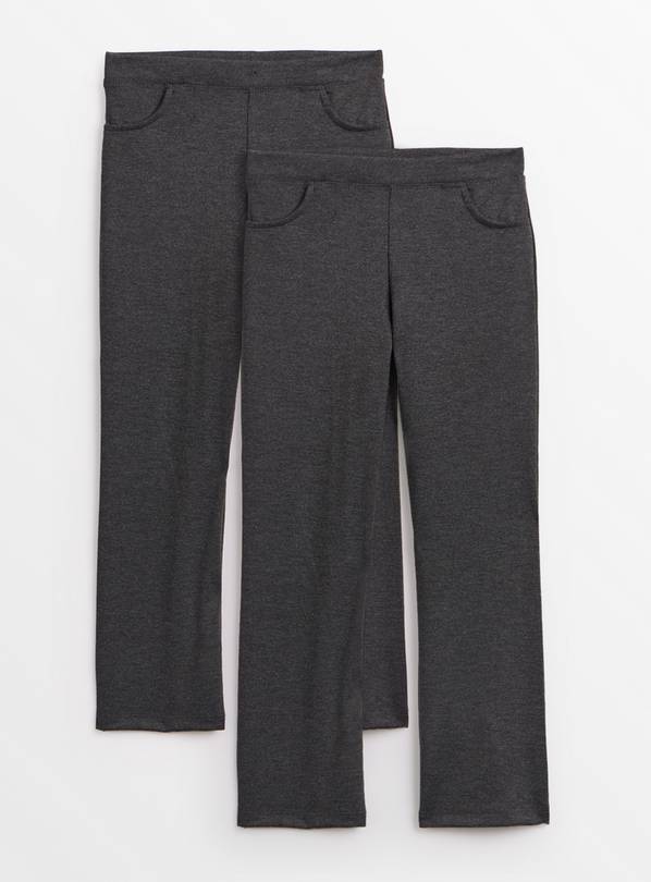 Grey Jersey Trousers 2 Pack 6 years