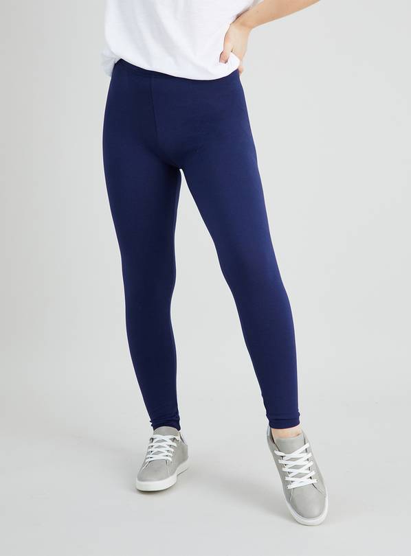 Navy Luxurious Soft Touch Leggings 10L