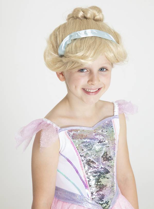 RUBIE'S Disney Princess Cinderella Yellow Royale Wig One Size