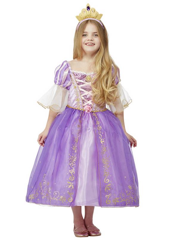 Disney Princess Rapunzel Costume 9-10 years