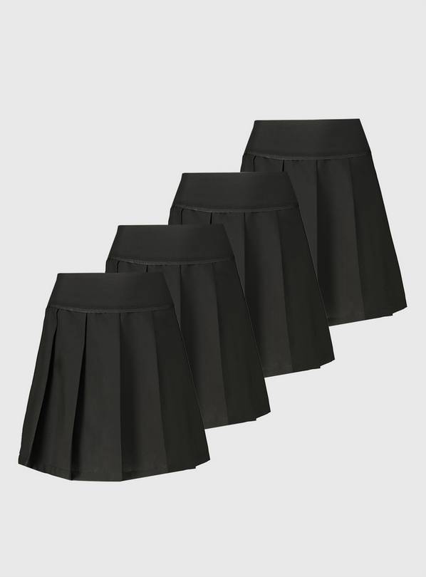 Black Pleated Skirt 4 Pack 12 years