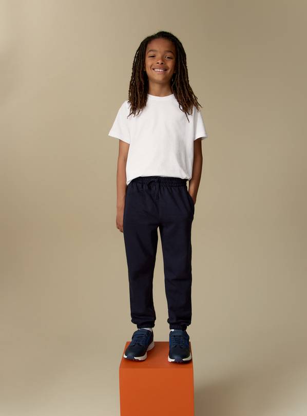Navy Unisex Joggers 2 Pack 7 years