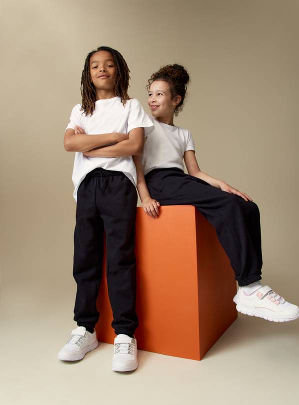 Black Unisex Joggers 2 Pack 5 years