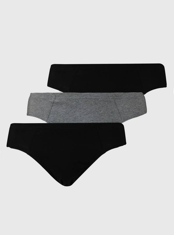 Black & Grey Slips 3 Pack XL