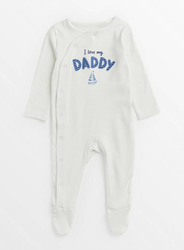 Blue I Love My Daddy Sleepsuit 6-9 months