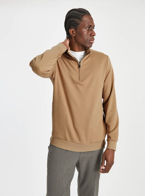 Stone Half Zip Sweatshirt XL